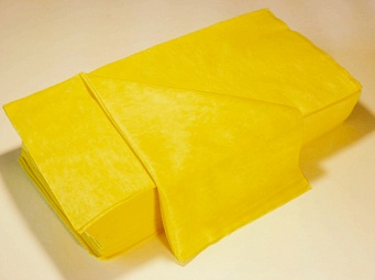 Полотенца одноразовые желтые